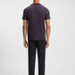 Boss Green Iconic Zone Tee - Dark Purple