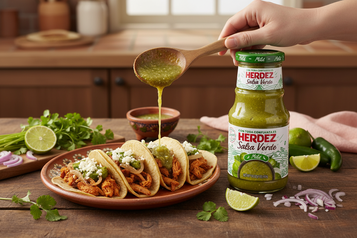 Herdez Salsa Verde, Mild,  16 Oz, Pack of 12