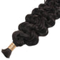Beach Wave Bulk 100% Human Braiding Hair