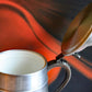 Vintage Ice Bucket with Lid and Plastic Insert - Metal Jug with Ornate Handle