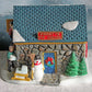 Dickens Christmas Towne Frost’s Ice House – Hand-Painted Porcelain Village Building with Light Kit, Holiday Decor
