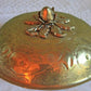 Hand Hammered Brass Bowl with Acorn Knob