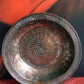 Antique Indian Hammered Copper Bowl – Large Hand-Pounded Tinned Rustic Pan