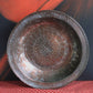 Antique Indian Hammered Copper Bowl – Large Hand-Pounded Tinned Rustic Pan