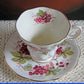 Vintage Royal Albert Bone China Cup and Saucer: Harvest Grapes Design