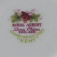 Vintage Royal Albert Bone China Cup and Saucer: Harvest Grapes Design
