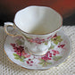 Vintage Royal Albert Bone China Cup and Saucer: Harvest Grapes Design