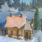 Victorian Train Station. Illuminated Christmas Village House. Potterville Station. Holiday Time. Holiday Decor.