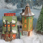Department 56 Illuminated House. Elfie's Sleds and Skates. North Pole Series. Hand Painted Porcelain Building with Lights. Christmas Decor.