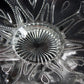 Vintage Depression Glass Bowl, Cabinet Display, Ruffled Edge