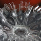 Vintage Depression Glass Bowl, Cabinet Display, Ruffled Edge