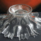 Vintage Depression Glass Bowl, Cabinet Display, Ruffled Edge