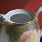 Bavarian Coffee Pot by Schwartzburg with Yellow Roses on Green Background