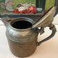 Antique Manning Bowman Copper Pewter Coffee Pot, Ornate Lid - Rustic Decor