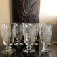 Tiffin Franciscan Byzantine Pattern Juice Stemmed Glasses - Set of Six