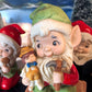 Department 56 Monks Christmas Figurines. Set of Three Merry Makers: Sebastian, Sigmond, Solomon