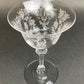 Antique Tiffin Franciscan Champagne Glasses in Cherokee Rose Pattern - Set of 6