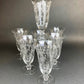 Antique Tiffin Franciscan Water Goblets in Cherokee Rose Pattern - Set of 7