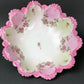 Antique M.Z. Austria Bowl with Scalloped Rim and Hand-Painted Roses