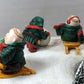 Department 56 Monks Christmas Figurines. Set of Three Merry Makers: Sebastian, Sigmond, Solomon