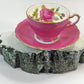 Vintage Cup and Saucer by Staffordshire, England. Hand Painted Tea Set Signed by Artist.