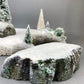 MayLie Cottage Porcelain Christmas Village House by Dept. 56. Dickens' Village Series. Illuminated Holiday Home Retail Display. Kids Room.