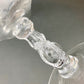 Cambridge Chantilly Low Sherbet Wine Glasses. Set of Nine Champagne Stemware. Vintage Collectible Glasses.