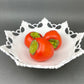 Vintage Westmoreland Milk Glass Bowl, Open Lace Edge, Footed Candy Dish