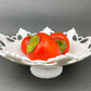 Vintage Westmoreland Milk Glass Bowl, Open Lace Edge, Footed Candy Dish