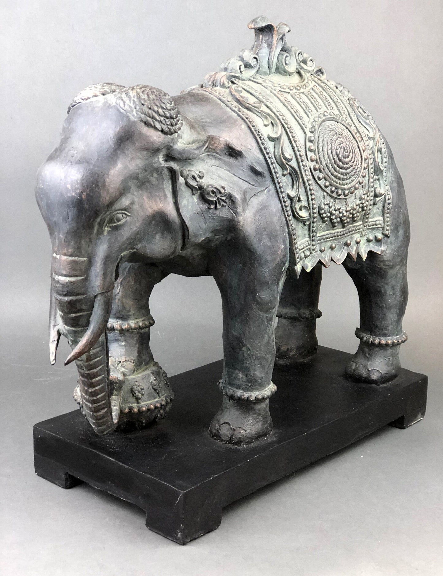 Large Resin Elephant Statue, Indian Art Home Decor