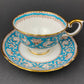 Vintage Royal Dover Fine Bone China Tea Cup, Floral Wreath, Made in England