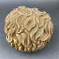 Distressed Gold and Silver Lion Head Sculpture, Office Decor