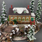 Christmas Village Accessories by Department 56.  Town Square Gazebo with Intricate Detail.
