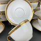 Antique Limoges Porcelain Tea Set, Haviland France, Wedding Band Cups