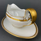 Antique Haviland Limoges Porcelain Gravy Soup Boat, Wedding Band China