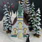 Ivy Glen Church by Department 56. Dicken's Village Series. Porcelain Illuminated House.  Christmas Village Accessories.