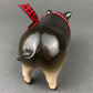 Pig Figurines Collectible Resin Pigs with Red Bows