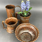 Antique Extra Large Sieves. Rustic Hand Hammered Home Decoration. Set of Two, Large, Primitive Hand Pounded Strainers