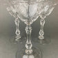 Vintage Cut Crystal Champagne Glasses - Set of 6 Fine Stemware