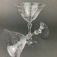 Vintage Cut Crystal Champagne Glasses - Set of 6 Fine Stemware