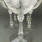 Vintage Fostoria Champagne Glasses, Set of 6 Etched Crystal Stemware