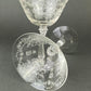 Vintage Fostoria Champagne Glasses, Set of 6 Etched Crystal Stemware