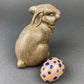 Vintage Ceramic Bunny Rabbit Figurine for Easter