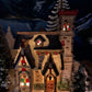 Illuminated Stoney Bridge Church by Santa's Workbench Collection. Victorian Series. Christmas Village Building. Porcelain Lighted House.