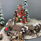 Christmas Village Platform by Department 56. Sounds of the North Woods. Christmas Village Accessories: Platform, 2 Pines, and 2 Naked Trees