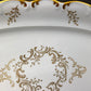Vintage Schumann Arzberg Porcelain Serving Platter, Gold Detailing