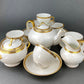 Antique Wedgewood Tea Cup and Saucer: Florentine Gold Dragons