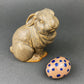 Vintage Ceramic Bunny Rabbit Figurine for Easter