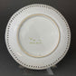 Vintage Hand Painted Porcelain Plate: Rose Motif, Reticulated Rim
