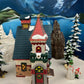 Christmas Village House by O'Well - Illuminated Curiosity Shop Porcelain Lighted House